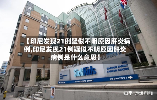 【印尼发现21例疑似不明原因肝炎病例,印尼发现21例疑似不明原因肝炎病例是什么意思】