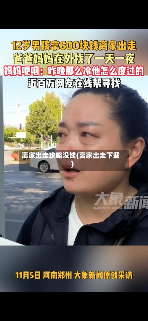 离家出走攻略没钱(离家出走下载)