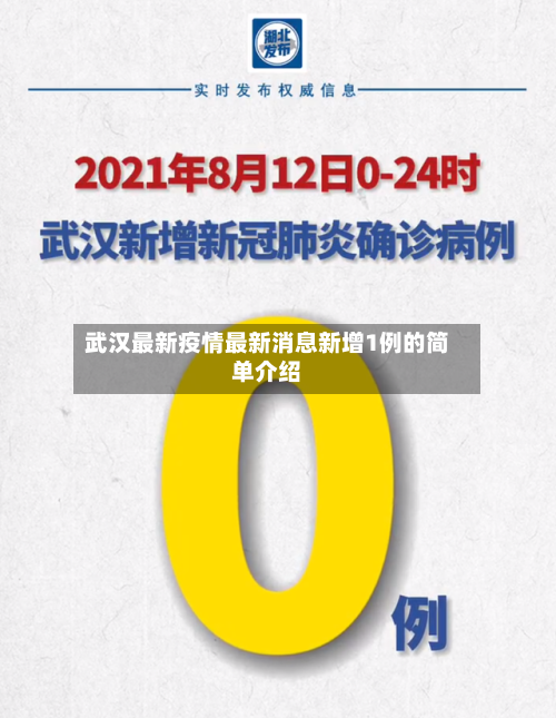 武汉最新疫情最新消息新增1例的简单介绍