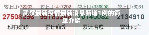 武汉最新疫情最新消息新增1例的简单介绍-第2张图片