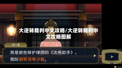 大逆转裁判中文攻略/大逆转裁判中文攻略图解-第3张图片