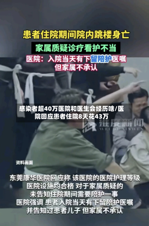 感染者超40万医院和医生会经历啥/医院回应患者住院8天花43万-第2张图片