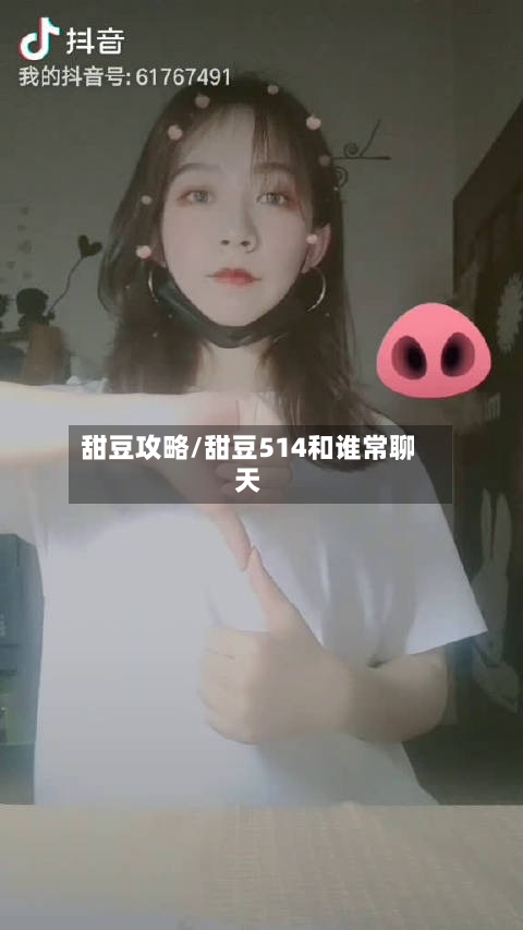 甜豆攻略/甜豆514和谁常聊天-第2张图片