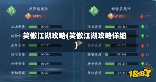 笑傲江湖攻略(笑傲江湖攻略详细)-第1张图片